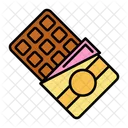 Barra de chocolate  Icono