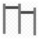 Barra De Dominadas Fitness Gimnasio Icono