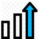 Renda Crescimento Grafico Ícone