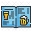 Menu De Bar Menu De Pub Menu De Cerveza Icono