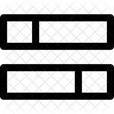 Barra De Proporciones Diagrama Estadisticas Icono