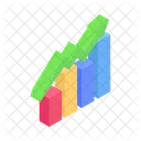 Barra Grafica Diagrama Crescimento Ícone