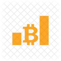 Barra gráfica de bitcoin  Ícone