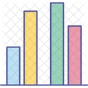 Barra De Grafico Estatisticas Relatorio Ícone