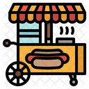 Carrinho Comida Rua Ícone