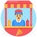 Quiosque De Pizza Barraca De Pizza Pizzaria Icon