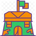 Barracks Military Camp Icon