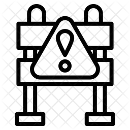 Barrage routier  Icône