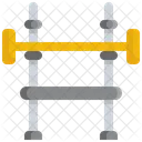 Barras Fitness Gimnasio Icono