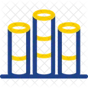 Barras cilíndricas  Ícone