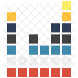 Barras de volume  Ícone