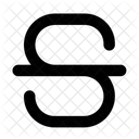 Barre Texte Lettre Icône