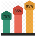 Barre de croissance  Icône