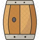 Barrel Wooden Storage Icon