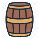 Barrel Pub Wooden Icon