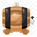 Barrel Container Wooden Icon
