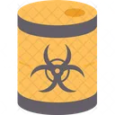 Barrel Radioactive Waste Icon