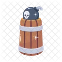 Pirate Barrel Barrel Bomb Pirate Cask Icon