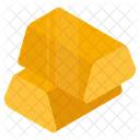 Barren Goldbarren Milliarden Symbol