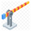 Barrera Barricada De Construccion Bloqueo De Carreteras Icono
