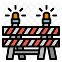 Barrera Precaucion Construccion Icono