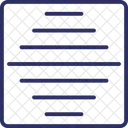 Barres Horizontales Menu De Lignes Lignes Icône