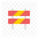 Barricade Barrier Construction Icon