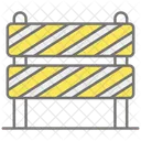 Barricade Barrier Construction Icon