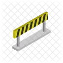 Roadblock Barrier Construction Icon