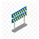 Roadblock Barrier Construction Icon