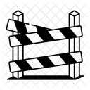 Barricade Tape Barrier Fence Icon