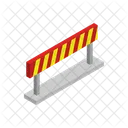 Roadblock Barrier Construction Icon