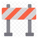 Warning Construction Barrier Block Icon