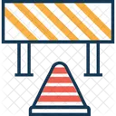 Traffic Cone Barrier Icon