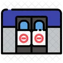 Barrier Train Transportation Icon