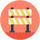 Barrier Construction Warning Icon