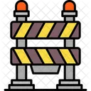 Barrier Caution Construction Icon