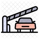 Barrier Fence Safety Icon