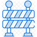Barrier Fence Safety Icon