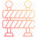 Barrier Fence Safety Icon