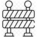 Barrier Fence Safety Icon