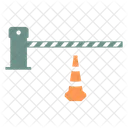 Barrier Road Car Icon