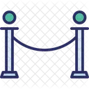 Barrier Rope Fence Paling Icon
