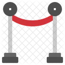 Barrier Rope Red Icon