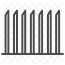 Barrier Wall Jail Fence Icon