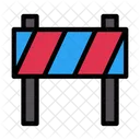 Barriere Block Notfall Symbol