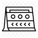 Barriere Strassensperre Bau Symbol