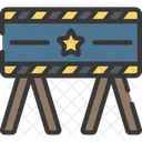 Barrikade Barriere Polizei Symbol