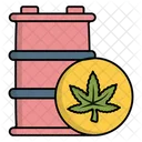 Barril de cannabis  Icono