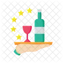 Bar Service Hoch Symbol